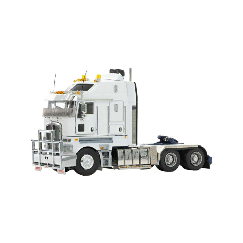 ギャラリービューアに画像をロードする, Kenworth K200 2.8M Fat Cab white blue Z01541 トラック / DRAKE 1/50 建設機械模型 工事車両