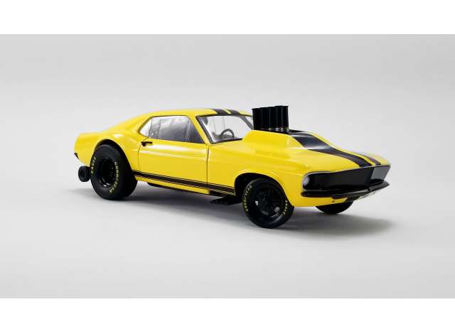 ギャラリービューアに画像をロードする, 1969 フォード マスタング Gasser スティンガー イエロー/ブラックミニカー/ GMP1/18