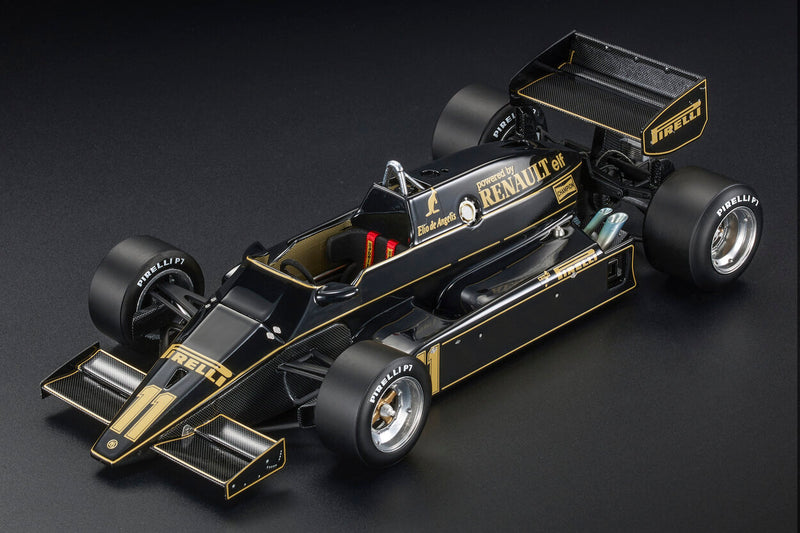 ギャラリービューアに画像をロードする, ロータスF1 94T RENAULT N 11 MONACO GP 1983 ELIO DE ANGELIS - BLACK GOLD /GP Replicas 1/18ミニカー