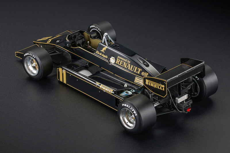ギャラリービューアに画像をロードする, ロータスF1 94T RENAULT N 11 MONACO GP 1983 ELIO DE ANGELIS - BLACK GOLD /GP Replicas 1/18ミニカー