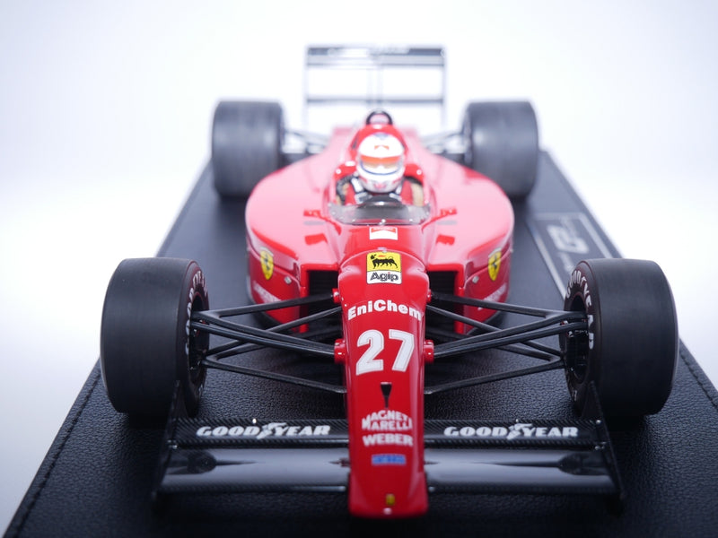 ギャラリービューアに画像をロードする, FERRARIフェラーリ F1 640 F1-89 N 27 WINNER BRAZILIAN GPフィギュア付き 1989 NIGEL MANSELL - RED /GP Replicas 1/18 ミニカー