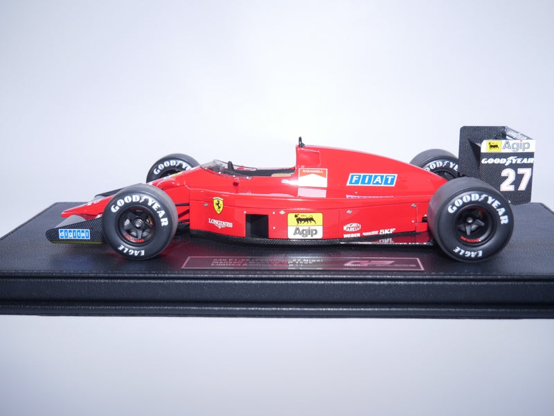 ギャラリービューアに画像をロードする, Ferrari 640 F1 89 1989年 F1 モナコGP #27 N マンセル ディスプレイケース付き/ GP Replicas 1/18 ミニカー