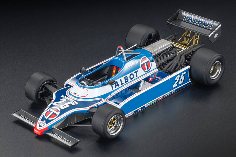 ギャラリービューアに画像をロードする, LIGIER F1 JS17 #25 デトロイトUSA GP 2位 1982 エディ・チーバー ライトブルー / GP Replicas 1/18 ミニカー