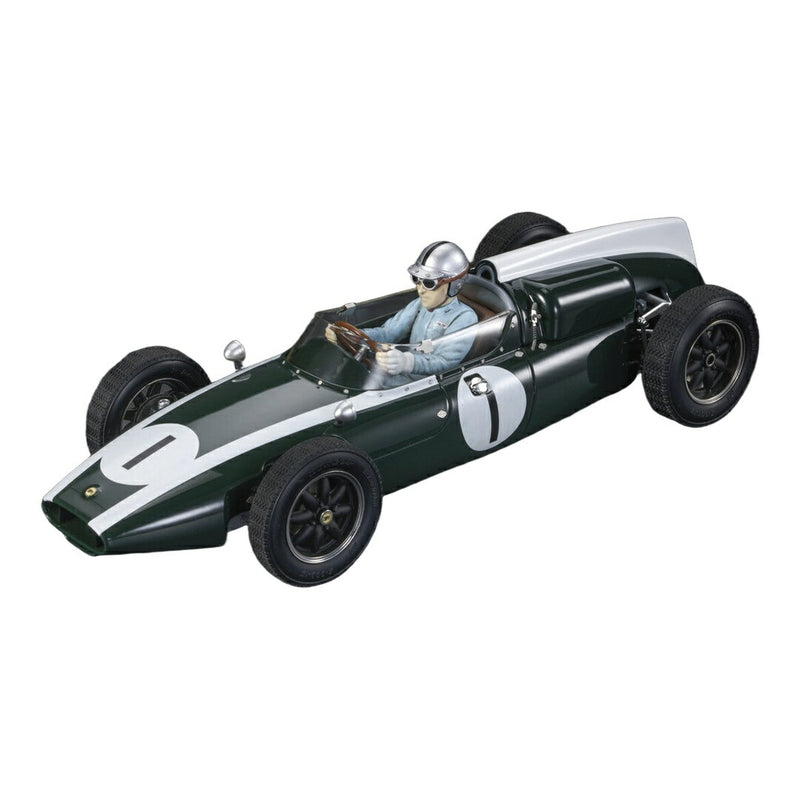 ギャラリービューアに画像をロードする, 【予約】2026年発売予定 Cooperクーパー T53 #1 Jack Brabham 1960 イギリスGP シルバーストーン優勝車 ドライバーフィギュア付 500台限 / GP Replicas 1/18 ミニカー