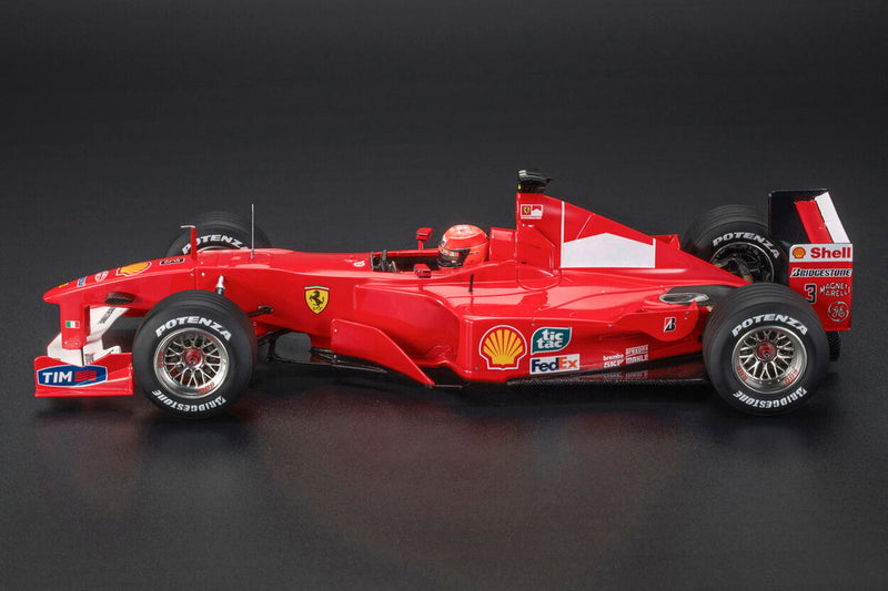 ギャラリービューアに画像をロードする, 【予約】12月以降発売予定FERRARI F1 F2000 N 3 ワールドチャンピオン ウィナー イタリア モンツァGP (パイロットドライバー付き) 2000 ミハエル・シューマッハ レッド ホワイト/ GP Replicas 1/18 ミニカー