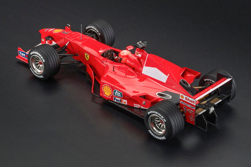 ギャラリービューアに画像をロードする, 【予約】12月以降発売予定FERRARI F1 F2000 N 3 ワールドチャンピオン ウィナー イタリア モンツァGP (パイロットドライバー付き) 2000 ミハエル・シューマッハ レッド ホワイト/ GP Replicas 1/18 ミニカー