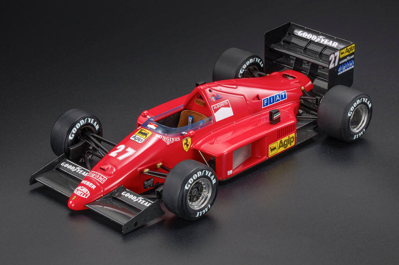 ギャラリービューアに画像をロードする, 【予約】2025年発売予定FERRARI F1 F1/86 N 27 2nd AUSTRIAN GP 1986 M.ALBORETO RED/GP Replicas 1/18ミニカー
