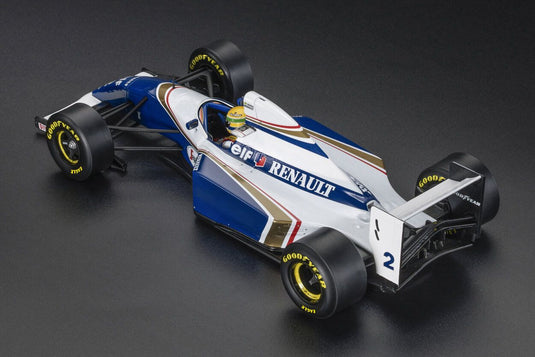 WILLIAMS - F1 FW16 TEAM ROTHMANS RENAULT N 2 SAN MARINO ITALY GP (with pilot figure) 1994 AYRTON SENNA - BLUE WHITE /GP Replicas 1/18 ミニカー