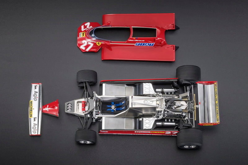 ギャラリービューアに画像をロードする, Ferrariフェラーリ F1 126CK #27 Gilles Villeneuve 1981 カナダGP 限定版 / GP Replicas 1/18 ミニカー