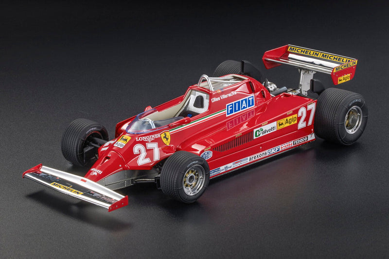 ギャラリービューアに画像をロードする, Ferrariフェラーリ F1 126CK #27 Gilles Villeneuve 1981 カナダGP 限定版 / GP Replicas 1/18 ミニカー