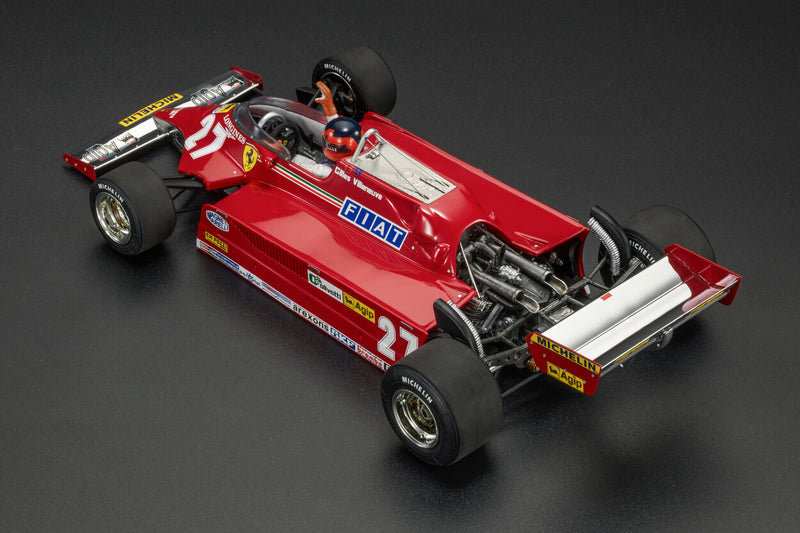 ギャラリービューアに画像をロードする, 【予約】2025年発売予定FERRARI F1 126CK N 27 WINNER MONACO GP フィギィア付き 1981 G.VILLENEUVE RED/GP Replicas 1/18ミニカー
