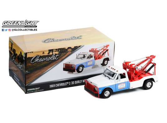 1969 Chevrolet C-30 デューリー レッカー ハザード郡ガレージ/Greenlight 1/18ミニカー