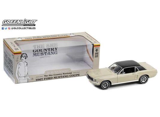 1967 Ford Mustang クーペ シーカントリースペシャル ビル・グッドロフォード デンバー コロラド オータムスモーク/Greenlight 1/18ミニカー