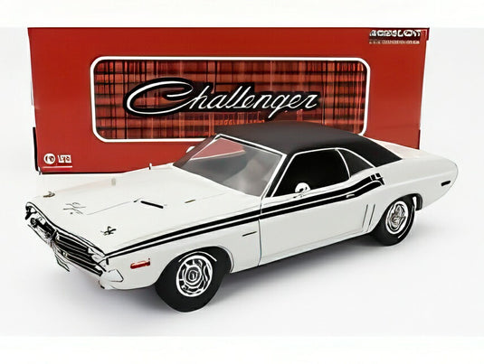 1971 Dodge Challenger R/T ブライトホワイト レッドプラッドシート ミニカー / GREENLIGHT 1/18