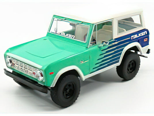 FORD USA BRONCO HARD-TOP FALKEN 1976 GREEN BLUE/Greenlight 1/18ミニカー