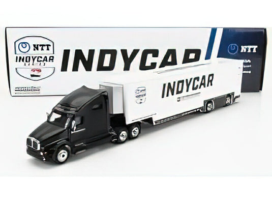 KENWORTH T2000 TRUCK INDY CAR SERIES CAR TRANSPORTER 2020 BLACK WHITE/Greenlight 1/64ミニカー