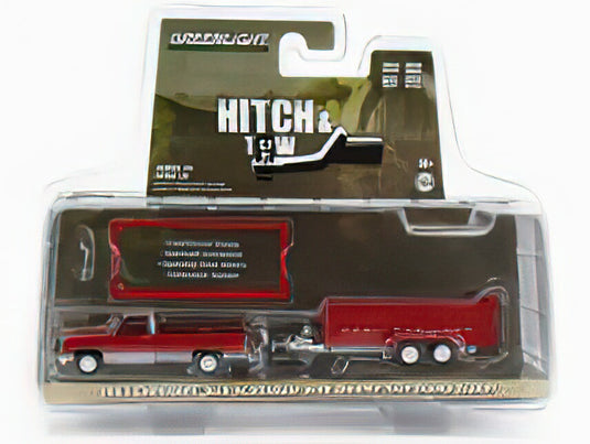 CHEVROLET K-20 PICK-UP SCOTTSDALE 1983 WITH TRAILER RED/Greenlight 1/64ミニカー