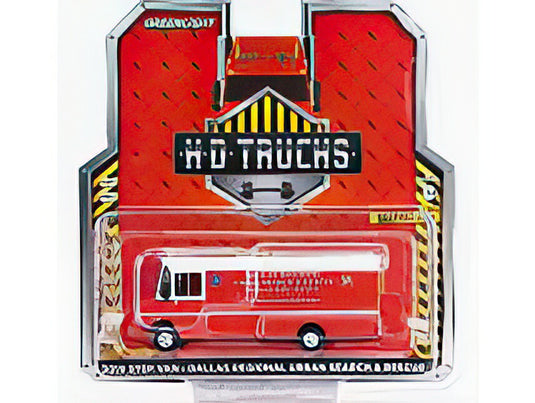 TRUCK STEP VAN DALLAS REGIONAL URBAN FIRE ENGINE SEARCH & RESCUE 2019 RED WHITE/Greenlight 1/64ミニカー