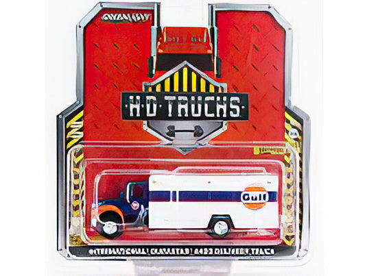 INTERNATIONAL DURASTAR 4400 TRUCK GULF 2019 WHITE BLUE ORANGE/Greenlight 1/64ミニカー
