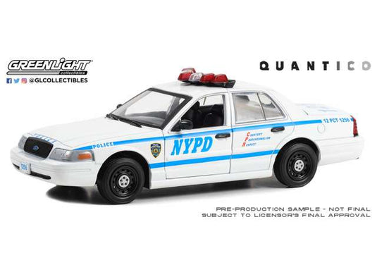2009 Ford クラウンビクトリア ポリスインターセプター アトランタ警察 (ベイビー・ドライバー 2017) ハリウッドシリーズ18/Greenlight 1/24ミニカー