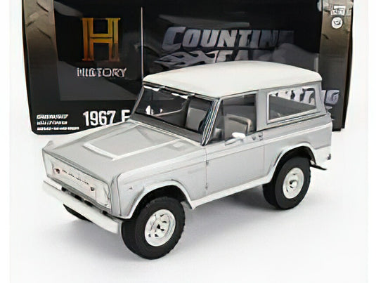 FORD USA BRONCO 1967 COUNTING CARS SILVER/Greenlight 1/24ミニカー