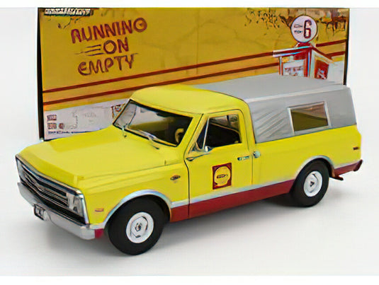 CHEVROLET C-10 PICK-UP SHELL 1968 YELLOW SILVER/Greenlight 1/24ミニカー