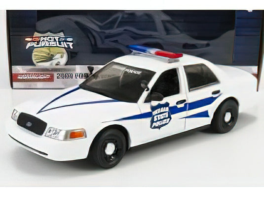 FORD USA CROWN VICTORIA INTERCEPTOR INDIANA STATE POLICE 2008 WHITE/Greenlight 1/24ミニカー