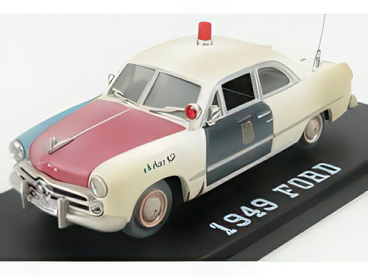 FORD USA ティファナ警察 メキシコ国境警備隊 1949 ホワイト ブラック レッド/ Greenlight 1/43 ミニカー