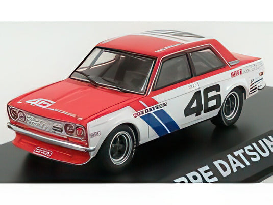 DATSUN 510 ブロックレーシング 46号車 東京トルク 1971 レッド ホワイト/ Greenlight 1/43 ミニカー