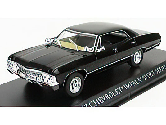 CHEVROLET IMPALA SPORT SEDAN 1967 BLACK/Greenlight 1/43ミニカー