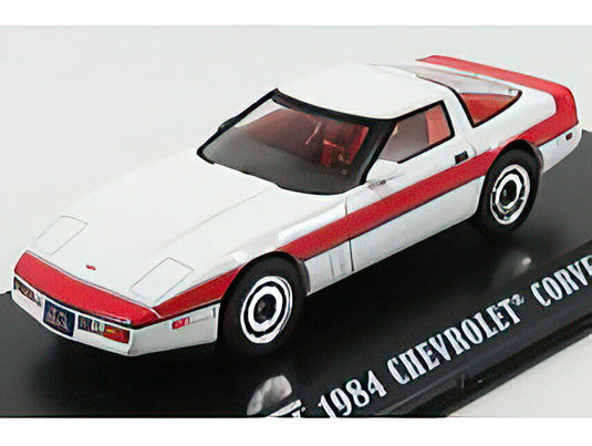 CHEVROLET CORVETTE C4 THE A TEAM 1984 WHITE RED/Greenlight 1/43ミニカー TVシリーズ