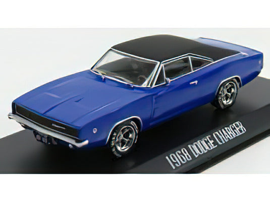 DODGE CHARGER DENNIS GUILDER'S CAR 1968 CHRISTINE LA MACCHINA INFERNALE BLUE BLACK/Greenlight 1/43ミニカー