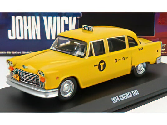 CHECKER MARATHON TAXI 1974 JOHN WICK III PARABELLUM MOVIE YELLOW/Greenlight 1/43ミニカー