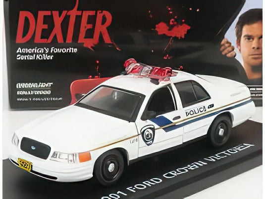 FORD USA クラウンビクトリア ペンブロークパインズ警察 2001 デクスター ホワイト/ Greenlight 1/43 ミニカー