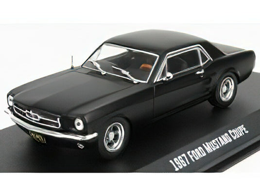 FORD USA MUSTANG COUPE 1967 ADONIS CREED'S MATT BLACK/Greenlight 1/43ミニカー