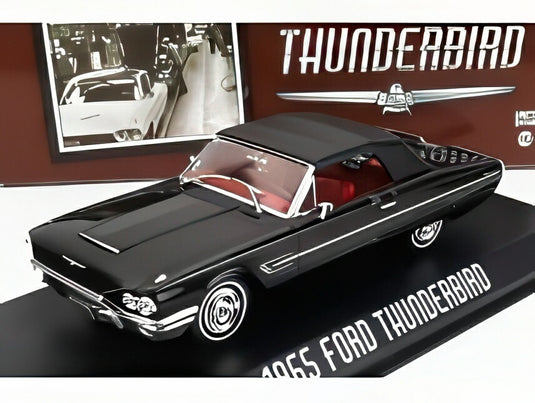 FORD USA サンダーバード カブリオレ ソフトトップクローズド 1965 ブラック/ Greenlight 1/43 ミニカー