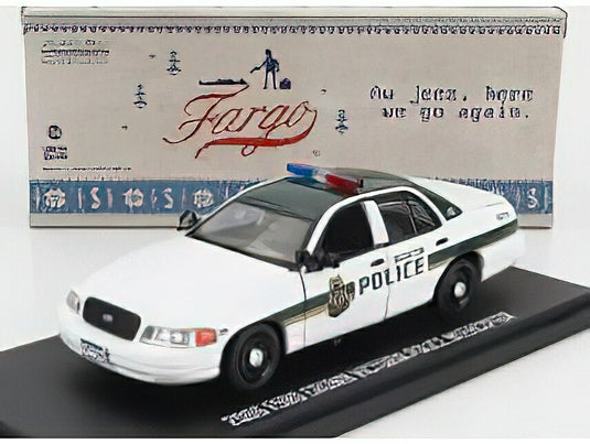 FORD USA CROWN VICTORIA POLICE INTERCEPTOR ATLANTA POLICE 2009 BABY DRIVE WHITE/Greenlight 1/43ミニカー
