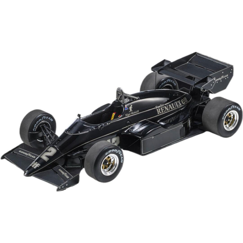 ギャラリービューアに画像をロードする, Lotusロータス F1 95T #12 Season 1984 Nigel Mansell ナイジェル・マンセル ブラック / GP Replicas 1/18 ミニカー
