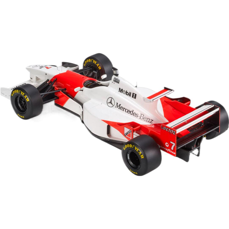ギャラリービューアに画像をロードする, McLaren F1 MP4/11 3.0L V10 Team Mercedes Central Wing #7 6th Monaco GP 1996 Mika Hakkinen レッドホワイト / GP Replicas 1/18 ミニカー