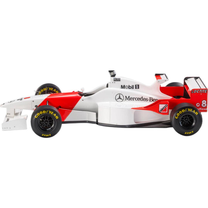 ギャラリービューアに画像をロードする, McLaren F1 MP4/11 3.0L V10 Team Mercedes Central Wing #8 2nd Monaco GP 1996 David Coulthard レッドホワイト / GP Replicas 1/18 ミニカー
