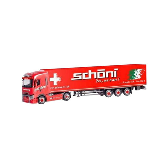 Schoni International Renault T 冷凍トレーラー トラック / Herpa 1/87 建設機械模型 工事車両