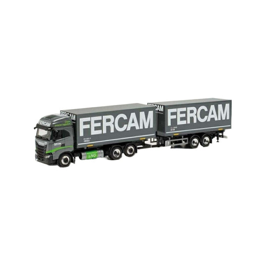 Herpa Fercam Iveco S-Way LNG スワップボディトラックトレーラー 314756/ Herpa 1/87 模型