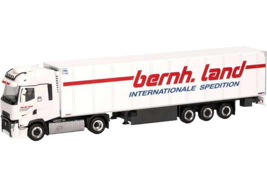 Bernhard Land Renault T フェイスリフト 冷凍 トラック / Herpa 1/87 建設機械模型 工事車両