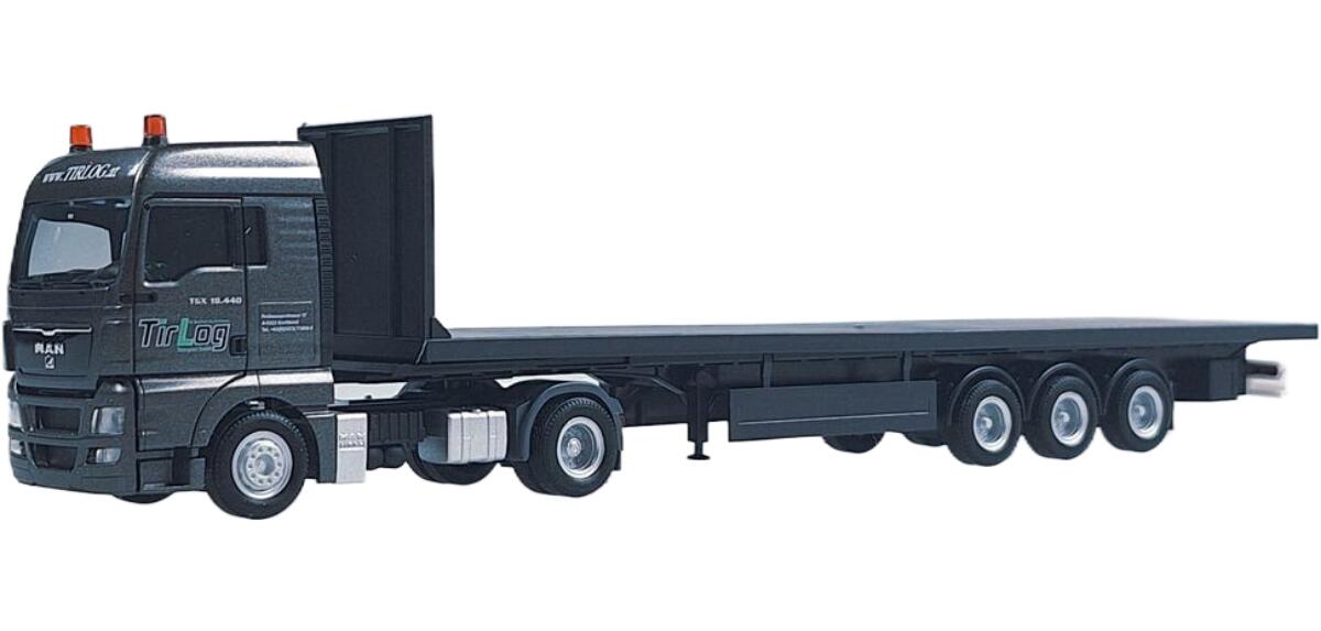 TIRLOG Transport GmbH MAN TGX XLX Euro 5 Rung flatbedフラット