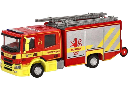 消防 Ratingen Scania Crewcab CP28 トラック / Herpa 1/87 建設機械模型 工事車両