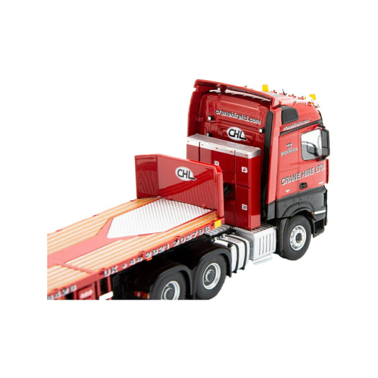 Models Crane Hire Mercedes Benz Arocs トラック / IMC 1/50 建設機械模型 工事車両