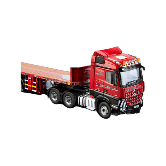 Models Crane Hire Mercedes Benz Arocs トラック / IMC 1/50 建設機械模型 工事車両