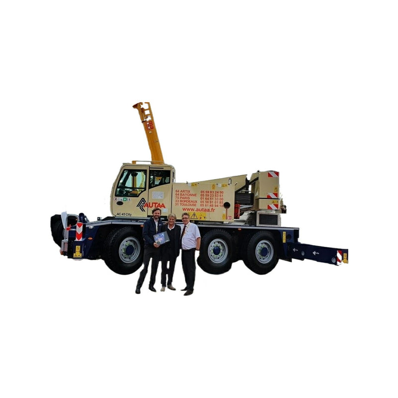 ギャラリービューアに画像をロードする, Autaa Demag AC45 Citycrane モバイルクレーン / IMC 1/50 建設機械模型 工事車両