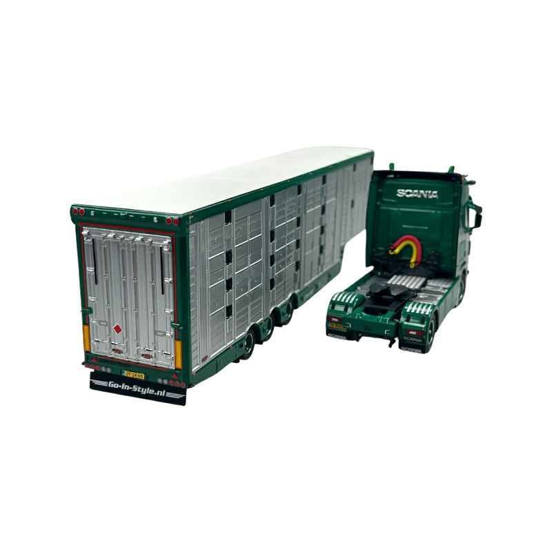 ギャラリービューアに画像をロードする, J.A. de Haan Scania R 580 V8 4x2 livestock トラック / IMC 1/50 建設機械模型 工事車両