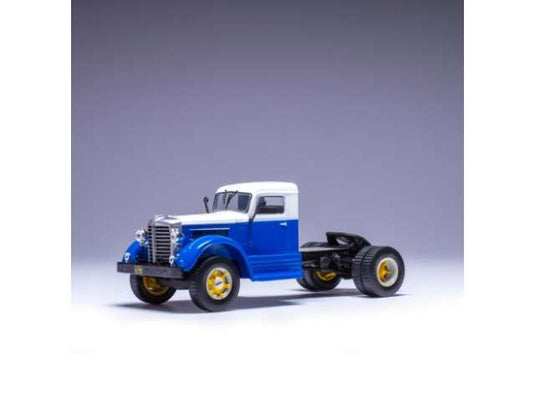 1946 Federal 45 M ブルー/ホワイトトラック 模型 建設機械/ IXO1/43